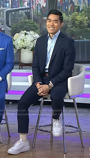 Brian Cheung's white sneakers on Today