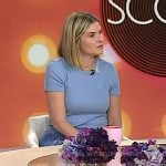 Jenna’s brown suede heel sandals on Today