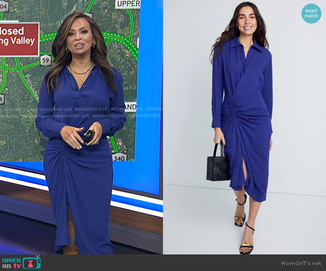 Callas Bianca Shirt Dress worn by Adelle Caballero on Today