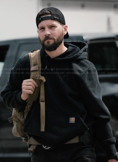 Cal's black hoodie on Marshals