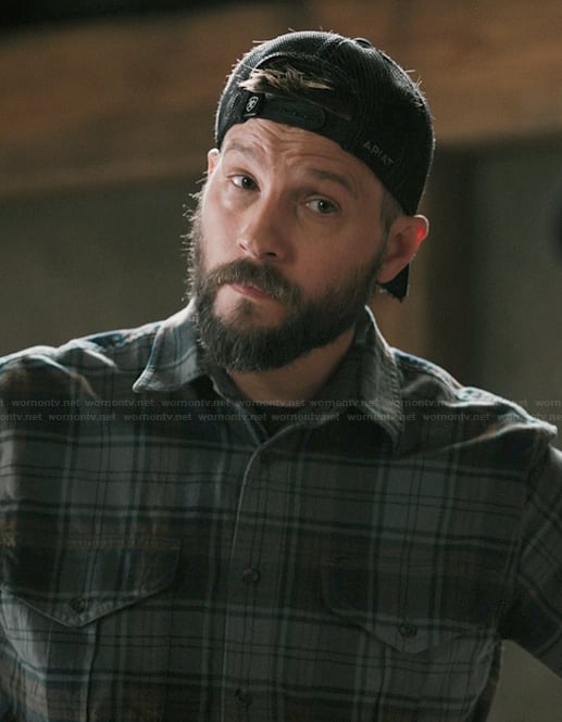 Cal’s plaid shirt on Marshals