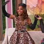 Candiace Dillard Bassett’s leopard print mini dress on Sherri
