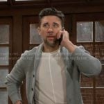 Cane’s grey cardigan on The Young and the Restless