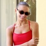 Charley’s red sports bra and shorts on Southern Charm