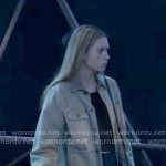 Charlotte’s khaki chore jacket on General Hospital