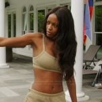 Ciara’s khaki sports bra and shorts on Summer House