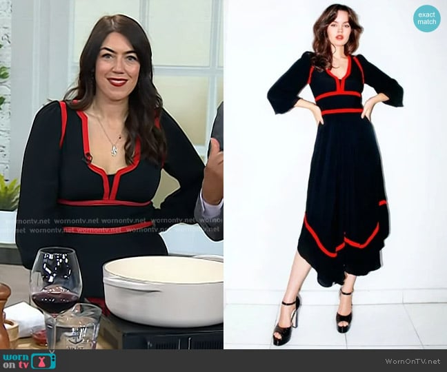 Coco Fennell Dirndl Dress worn by Amber Guinness on Today