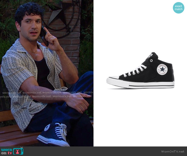 Converse Chuck Taylor All Star High Street Sneakers worn by Javi Hernandez (Al Calderon) on Days of our Lives