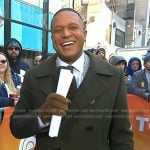 Craig's green peacoat on Today