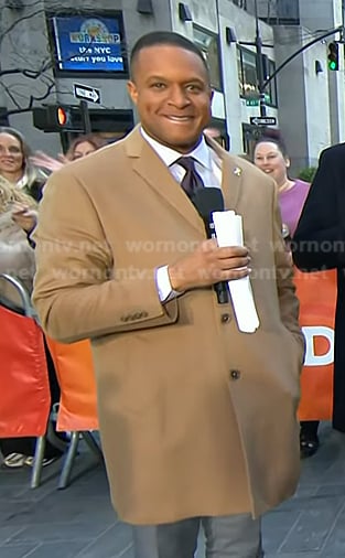 Craig’s beige coat on Today