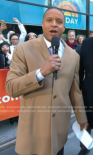 Craig's beige coat on Today