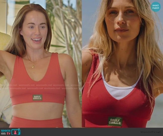 Daily Drills Go-V-Neck Bra worn by Whitney Leavitt on The Secret Lives of Mormon Wives