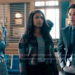 Daphne’s brown plaid cardigan on High Potential