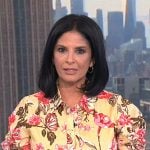 Darlene’s yellow floral shirtdress on Today