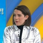 Daryl Carp’s metallic oversized shirt on Today