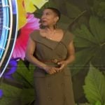 Deja Vu’s olive double breasted dress on Live with Kelly and Mark