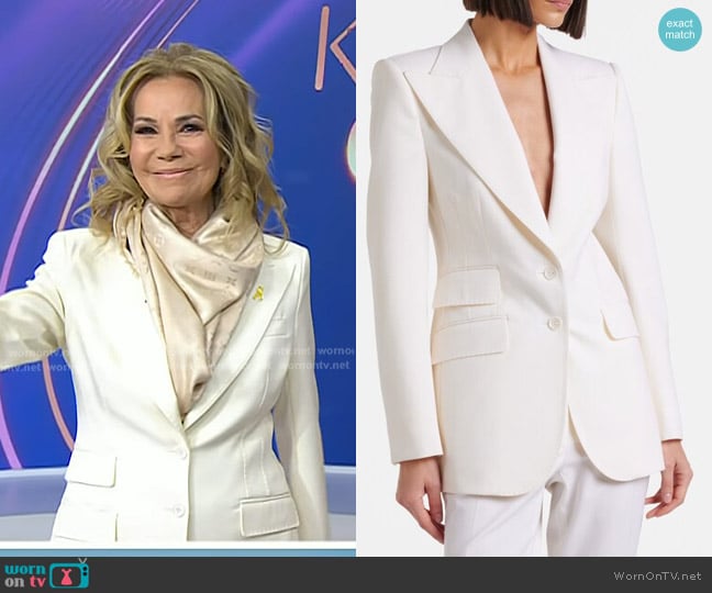 Dolce & Gabbana Wool-blend Blazer worn by Kathie Lee Gifford on Today