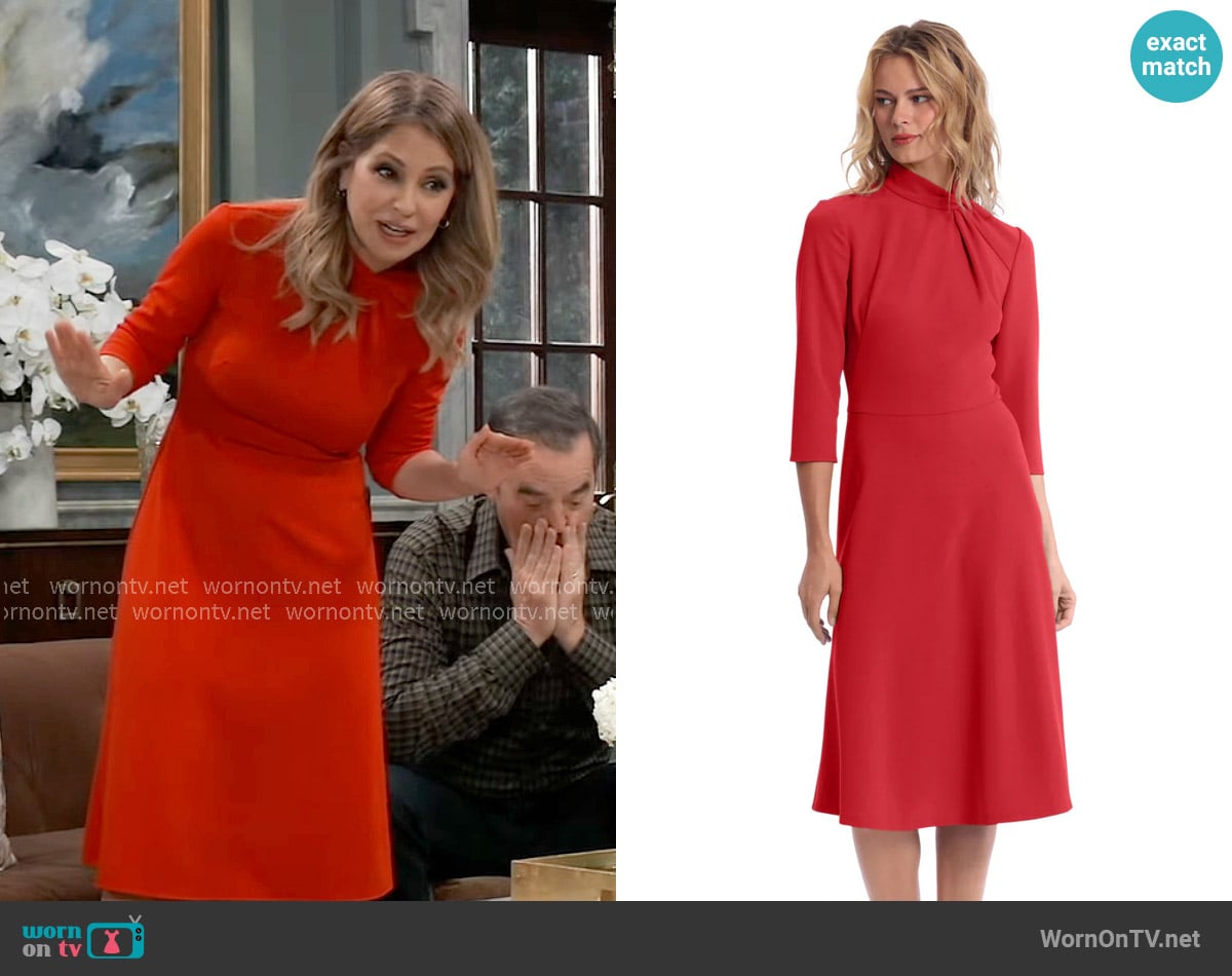 Donna Morgan Theodora Dress worn by Olivia Falconeri (Lisa Lo Cicero) on General Hospital