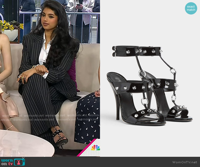 Dsquared2 Gothic Heeled Sandals worn by Avantika Vandanapu on Today