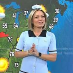 Dylan’s blue pleated mini dress on Today