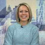 Dylan’s blue pointelle short sleeve sweater on Today