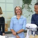 Dylan’s blue ribbed knit midi dress on Today