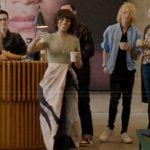 Eleanor’s printed skirt on Imperfect Women