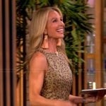 Elizabeth Hasselbeck’s leopard print mini dress on The View