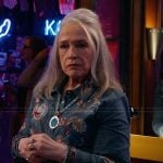 Madeline’s embroidered jacket and floral skirt on Matlock