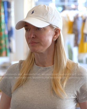Erika’s white ball cap on The Real Housewives of Beverly Hills