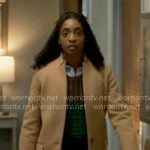 Faith’s camel coat on Will Trent