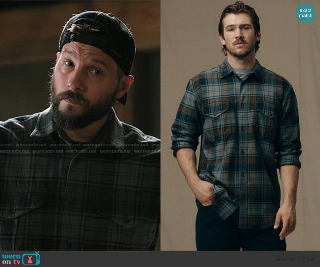 Filson Lightweight Alaskan Guide Shirt worn by Pete Calvin (Logan Marshall-Green) on Marshals