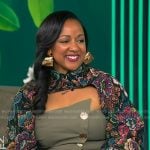 LaKisha Greenwade’s floral bolero on Tamron Hall Show