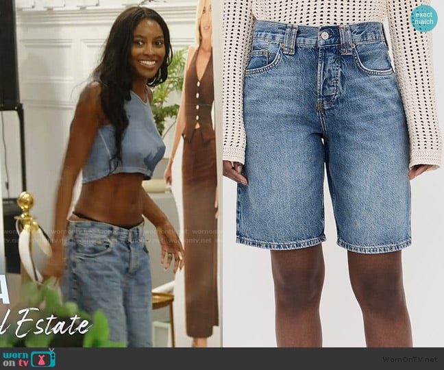 Free People x We The Free Montana Short worn by Ciara Miller on Summer House