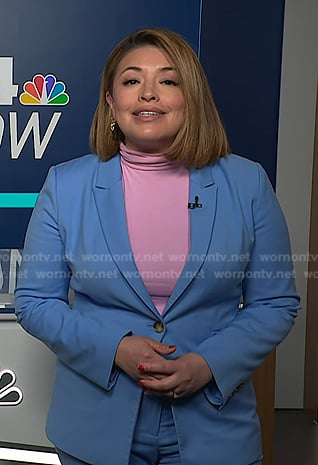 Gilma’s blue blazer on NBC News Daily