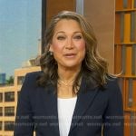 Ginger’s navy blazer on Good Morning America