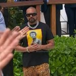 Sean Paul’s leopard track pants on Today