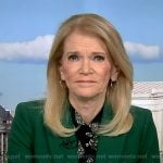 Martha’s green double breasted blazer on Good Morning America