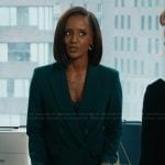 Olympia’s green double breasted blazer on Matlock