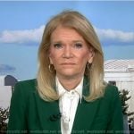 Martha’s green double breasted blazer on Good Morning America