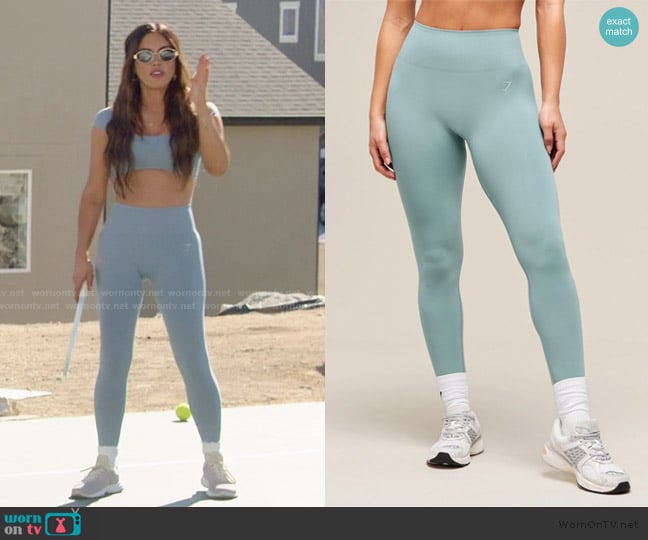 Gymshark Soft Sculpt Leggings worn by Jessi Ngatikaura on The Secret Lives of Mormon Wives