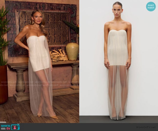 Heiress Beverly Hills The Sheer Corset Dress worn by Charley Manley on Southern Charm