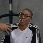 Hen's black and white stripe tee on 9-1-1