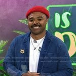 Hilton Carter’s patchwork denim jacket on Today