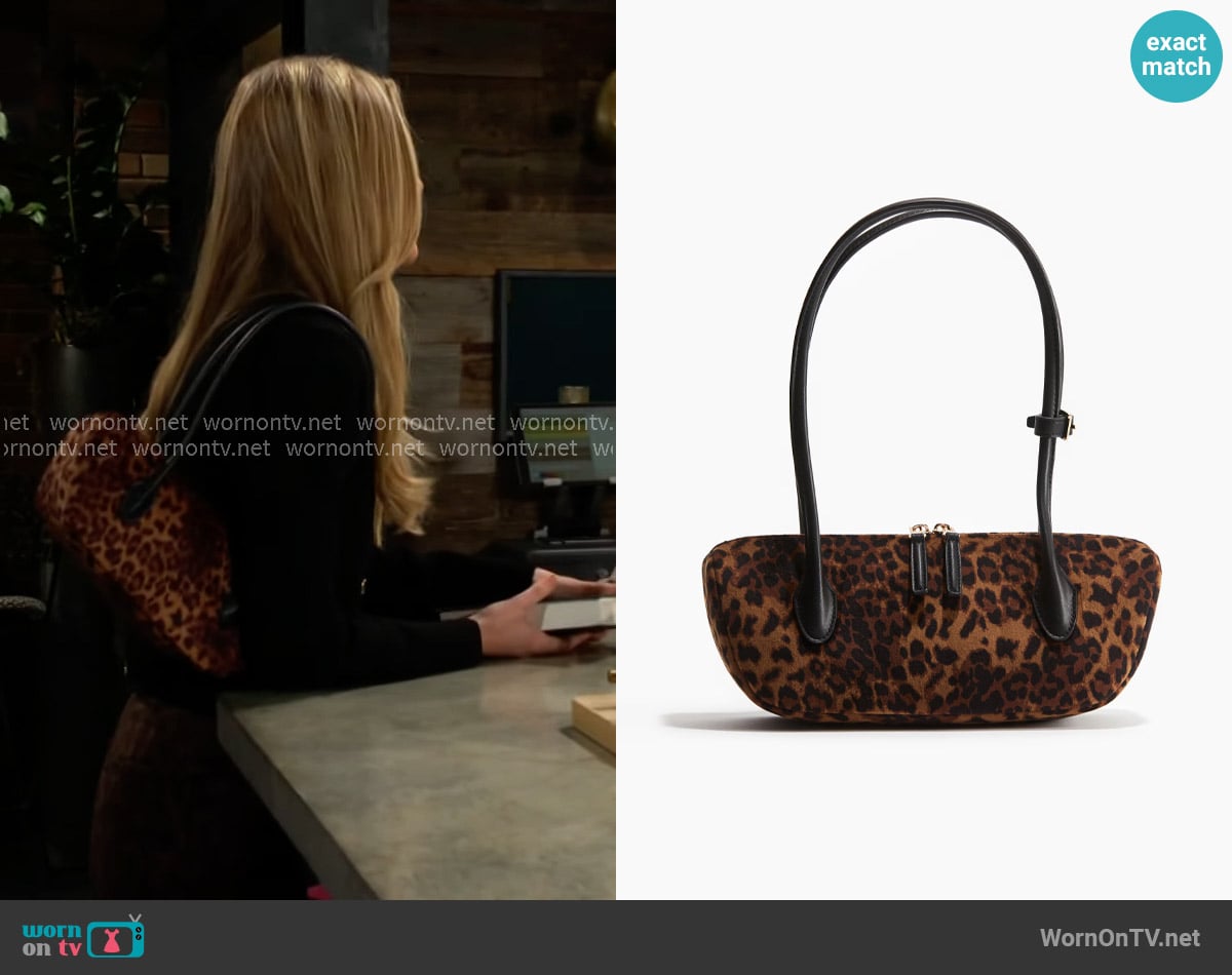 H&M Oblong shoulder bag worn by Claire Grace (Hayley Erin) on The Young and the Restless