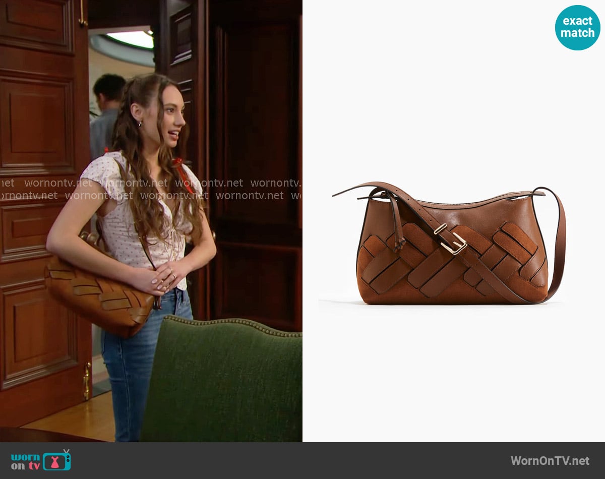 H&M Shoulder Bag worn by Melissa Dylan (Sydney Bullock) on The Bold and the Beautiful