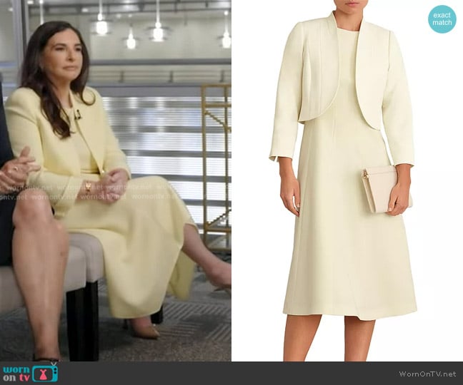 Jill Basinger’s yellow jacket on Good Morning America