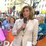 Hoda’s beige blazer and wide-leg pants on Today