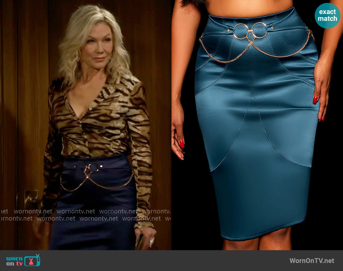Honey Birdette Nicole Skirt worn by Patty Williams (Stacy Haiduk) on The Young and the Restless