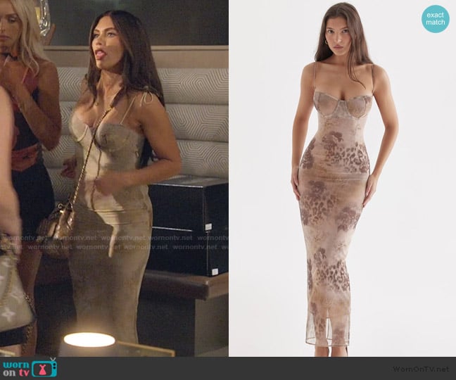 House of CB Aiza Dress worn by Jessi Ngatikaura on The Secret Lives of Mormon Wives